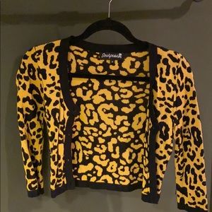 Leopard cardigan